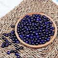 Miniatyrbillede 5 af 5: 10 stk. 10 mm Cheongsam Perlemorsfarvede Kuplede Syknapper Imitation Jade Delvise Huller til Tangdragt Hanfu Resin Runde Perler 02 (Perlehvid) 02 (Pearl White)