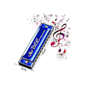 Miniatyrbillede 2 af 4: X Harmonica C-Dur Blues Harmonica Diatonisk Harmonica Harmonika til Børn 10 Huller Diatonisk Harmonika Blues Harmonika