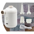 Miniatyrbillede 1 af 5: Hvid Mini Elektrisk Pumpe, USB Bærbar Camping Elektrisk Luftpumpe