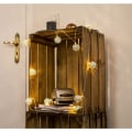 Miniatyrbillede 2 af 5: Marokkanske LED-lyskæder - 3 meter batteridrevet 20 varme hvide LED'er orientalske kugler sølvdekoration - fe-lys