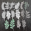 Miniatyrbillede 4 af 5: Grener Blade Metal Skærestencils DIY Scrapbooking Album Papirkort Skabelon Form Prægning Håndværk Dekoration