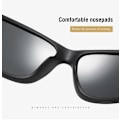 Miniatyrbilde 3 av 5: Sand Black Frame with Gray Glitter - Polariserte solbriller for meg