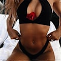 Miniatyrbilde 5 av 5: Jenters Plus Size Bikini Strand Sport 2-delt Badedrakt Push Up Halter Badedrakt Ren Farge S S