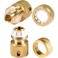 Miniatyrbillede 2 af 5: 4 stk Messing Slangekobling Slange Hurtigkobling 1/2 Tomme Have H