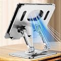 Miniatyrbillede 5 af 5: 2025 Tablet Stand 360 Graders Rotation Justerbare Foldbare Holdere Til IPad Telefon Samsung