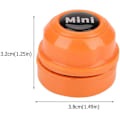 Miniatyrbillede 3 af 5: Orange - 1 stk. Akvarierenser Mini Magnetisk Akvarieglasrenser