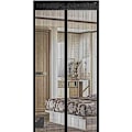 Miniatyrbillede 1 af 5: Sort Ny 90x210cm Myggestop Dør Magnetisk Myggestop Curta