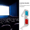 Miniatyrbilde 3 av 5: 10 Par 3D Pappbriller Universelle 3D Briller Pappbriller