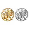 Miniatyrbild 1 av 5: Snurrande ring stressavlastande leksak silverguld 2 st snurrande ring