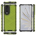 Miniatyrbild 4 av 5: Honeycomb Mobilskal för Honor 70 5G Green