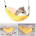 Miniatyrbilde 3 av 5: Banan Hamster Seng Hus Hengekøye Små Dyr Henge Varmt Seng H