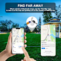 Miniatyrbillede 6 af 8: Smart Air Tracker Tag (kun iOS) Bluetooth-genstandssporing, kompatibel med Apples Find My (kun iOS - MFI-certificeret) Hvid
