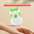 Miniatyrbild 2 av 5: 2 st 17*21.5*6.5cm 2 i 1 elektrisk nagelklippare, nagelklippare