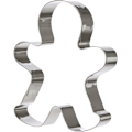 Miniatyrbilde 1 av 4: 6,3*5*1,7 cm, 1 stk pepperkakeform i aluminium