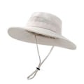 Pikkukuva 1 / 5: Naisten vedenpitävä bucket-hattu, leveä lieri, hengittävä verkko, UPF50+ metsästyshattu, ristikkäinen poninhäntäaukko, ulkoiluun sopiva sadehattu