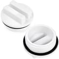 2-pack Trådpool Returlinjeplugg - Poolens Frostskyddande Avtappning