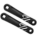 Miniatyrbild 1 av 5: Vevarm för landsvägscykel, ersättning i aluminiumlegering, roterande vevar för elcykel, för mountainbikes och hopfällbara cyklar Square 1 Pair 152