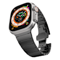Miniatyrbillede 1 af 4: Sort 38 40 41mm, egnet til Apple Watch Ultra 49mm metalrem