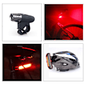 Miniatyrbillede 4 af 4: Cykellys MTB Cykler USB Genopladelig For- og Baglygte Ultra