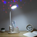 Miniatyrbillede 3 af 4: Hvid, børnebordlampe, skrivebordslampe med penneholder, Automati