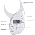 Miniatyrbilde 5 av 5: Kroppsfettkaliper Digital kroppsfettkaliper Hudfoldkaliper LCD Di