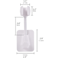 Miniatyrbillede 3 af 5: 360° Justerbar sugekop håndbruserholder, justerbar sugekop