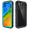 Pikkukuva 1 / 5: Iskunkestävä vedenpitävä PC + TPU -kotelo iPhone 13 Prolle Blue