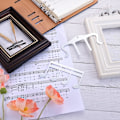 Miniatyrbillede 3 af 5: 2 stk. Metal Musik Bog Klip, Musik Stativ Klip Noder Klip f