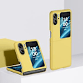 Miniatyrbillede 1 af 4: Hudfølelse Telefoncover til OPPO Find N2 Flip Yellow