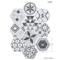 Miniatyrbillede 1 af 4: Flise Stickers Hexagonale Industrielt Design Anti-Skridsikker Selvklæbende