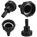 Miniatyrbillede 4 af 5: Tankslangeadapter Plast IBC Tankadapter Haveslangeadapter Fittings Værktøj 60mm Gevind Import til 1,5\"(38mm) Tilslut Slange