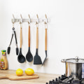 Miniatyrbilde 4 av 5: Veggmontert klesstativ 5 kroker kleskrok baderom håndkleholder SUS304 rustfritt