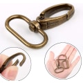 Miniatyrbilde 5 av 5: 40 stk Metall Tri-Glide Spenne + D-formede Ringer + Svivelkroker + M