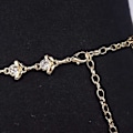 Miniatyrbillede 4 af 5: Kæde Bælte til Kvinder Rhinestone Krystal Talje Bælter til Kjole Gi