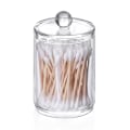 Miniatyrbillede 2 af 5: Makeup Bomulds Opbevaringsboks Transparent Rund Opbevaringsboks