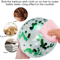 Miniatyrbillede 2 af 5: Grønne Konfetti Latex Balloner, 100 stk 25,4 cm Latex Party Balloner