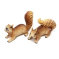 Miniatyrbilde 1 av 5: 18 cm Realistisk Ekornskulptur i Polyresin - Dekorativ Figur -