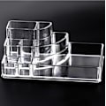 Miniatyrbillede 5 af 5: 17,5 * 9,4 * 6,5 cm stort makeupskab, polystyren, transparent