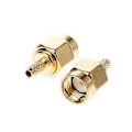 Miniatyrbillede 2 af 5: 10 stk. SMA Hanstik Crimp RG174 RG316 LMR100 Kabel RF Konnektor