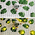 Miniatyrbild 3 av 4: Lumineuse LED Ljusslinga 2 m Blad Dekoration Ljusslinga 10 LED Ljusslinga med gröna blad