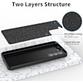Miniatyrbillede 3 af 5: Sort, Kamerabeskyttelsesetui til Samsung Galaxy S22, Samsung S