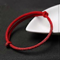 Miniatyrbillede 5 af 5: 2 stk. Kabbalah Rød Snor Rødt Reb Tilbehør Håndlavede Simple Matchende Armbånd Lykkebringende Kabbalah Justerbart Armbånd