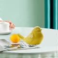 Pikkukuva 2 / 5: Keraamiset eläimet Lintukoriste Posliiniveistokset Patsaat Figuriini - Keltainen()