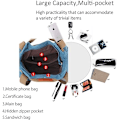 Miniatyrbild 3 av 5: Dam Canvas Handväska Crossbody Väska Dam Axelväska Dam