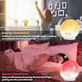 Miniatyrbilde 5 av 5: 1 stk LED Lys Alarmklokke Radio Alarmklokke Lys Morgen Sengelampe