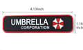 Miniatyrbilde 3 av 5: 2 stk. Resident Evil Umbrella Corporation PVC Patch Merker Emblem