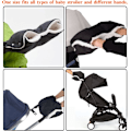 Miniatyrbilde 5 av 5: Svart Baby Pushchair/Pram/Stroller/Buggy/Baby Carriage Fleece Han