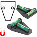 Miniatyrbild 3 av 5: Magnetiskt T-format vattenpass, 2-pack litet praktiskt husbilsvattenpass