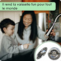Miniatyrbillede 4 af 5: Vask 1g, sæt med 4, til alle AFLOEB, køkkenvask si, vask si, vask gitter, badekar si, brusebad si, køkkenvask gitter, vask si, brusebad si
