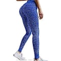 Pikkukuva 4 / 4: Naisten Bubble Hip Butt Lifting Anti Cellulite Leggingsit Korkeavyötäröiset Treeni Vatsan Kontrollointi Joogahousut (style706)